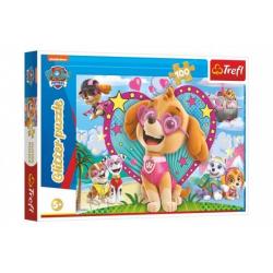 Puzzle Paw Patrol/Tlapková patrola třpytivé 100 dílků