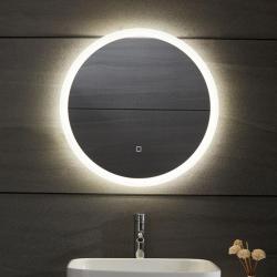 AQUAMARIN Koupelnové LED zrcadlo kulaté - 60 cm