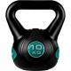 MOVIT Kettlebell činka - 10 kg, černá/petrolejová