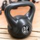 MAXXIVA Kettlebell činka, černá, 10 kg