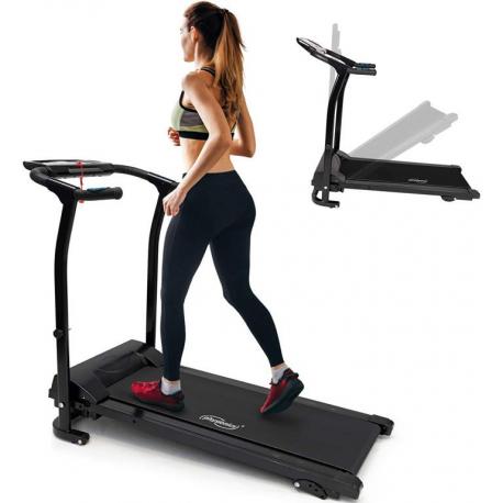 Physionics Běžecký pás, skládací, 100 cm běžecká plocha