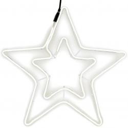 Vánoční světelná hvězda, 360 LED, 55 cm