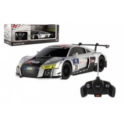 Auto RC Audi R8  stříbrné 27MHz na dálk. ovládání na baterie
