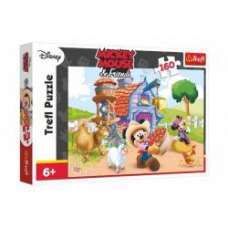 Puzzle Farmář Mickey Disney 41x27,8cm 160 dílků v krabici 29x19x4cm