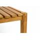 Zahradní set lavic a stolu DIVERO -  ošetřené týkové dřevo - 150 cm