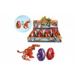Transformer vejce/dinosaurus plast 8cm 3 barvy