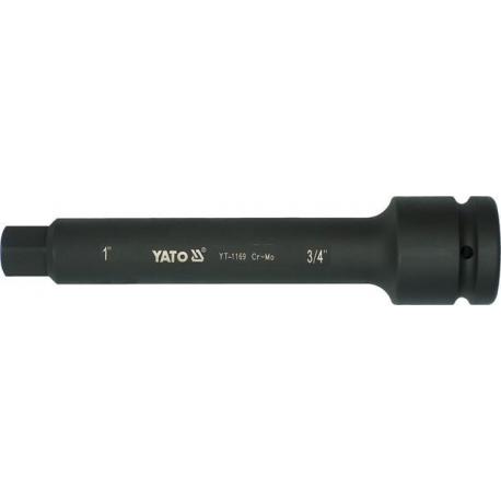 YATO Nástavec adaptér 1&quot  - 3/4&quot  rázový 250 mm CrMo