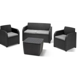 ALLIBERT Zahradní set NOVARA, grafit