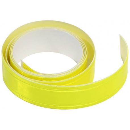 Compass Samolepící páska reflexní, 2 x 90 cm, žlutá