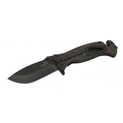 Nůž zavírací BLACK BLADE s pojistkou, 21,7 cm