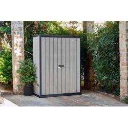 KETER Skříň Duotech High Store PLUS šedá 140 x 170,4 cm