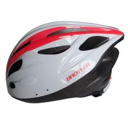 Bílá cyklistická helma velikost M (55-58cm)