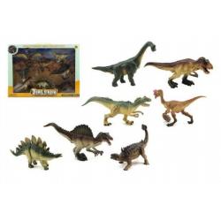 Dinosaurus plast 8ks v krabici 46x34x7cm